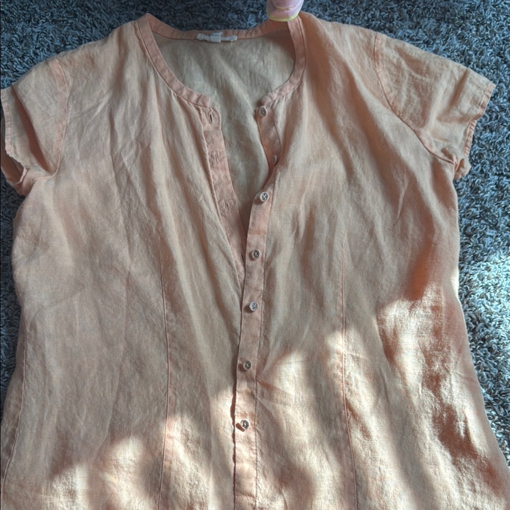 100% Irish linen short sleeve